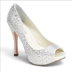 Benjamin Adams London Charlize Rhinestone Heels Size 10